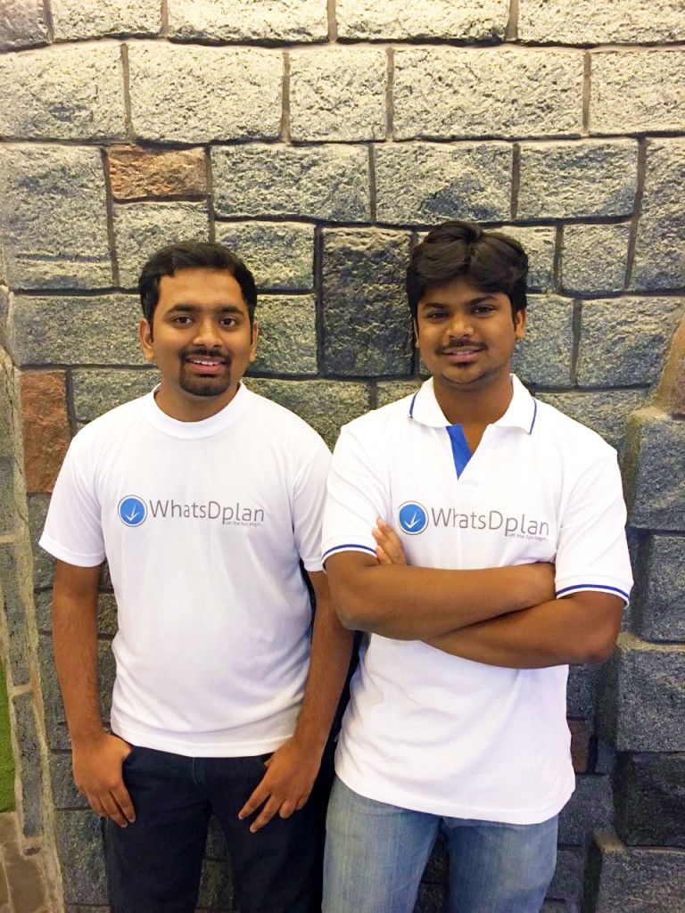 WhatsDplan Founders Arjun and Ramesh