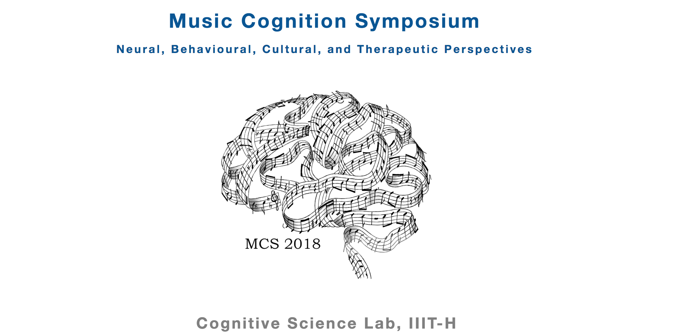 Music Cognition Symposium at IIITHyderabad StartUp Hyderabad