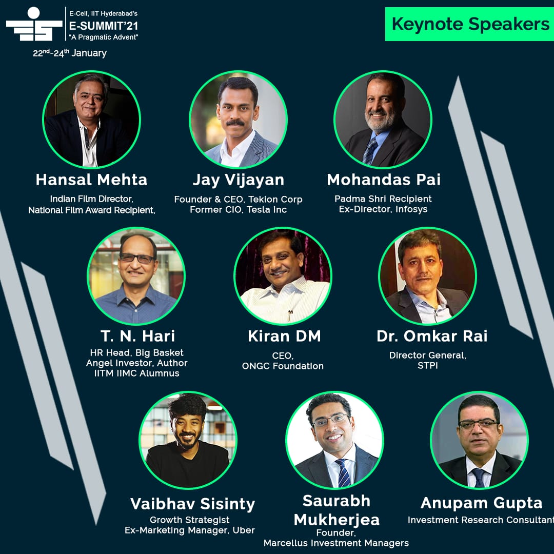 ESummit 2021 by IIT Hyderabad StartUp Hyderabad