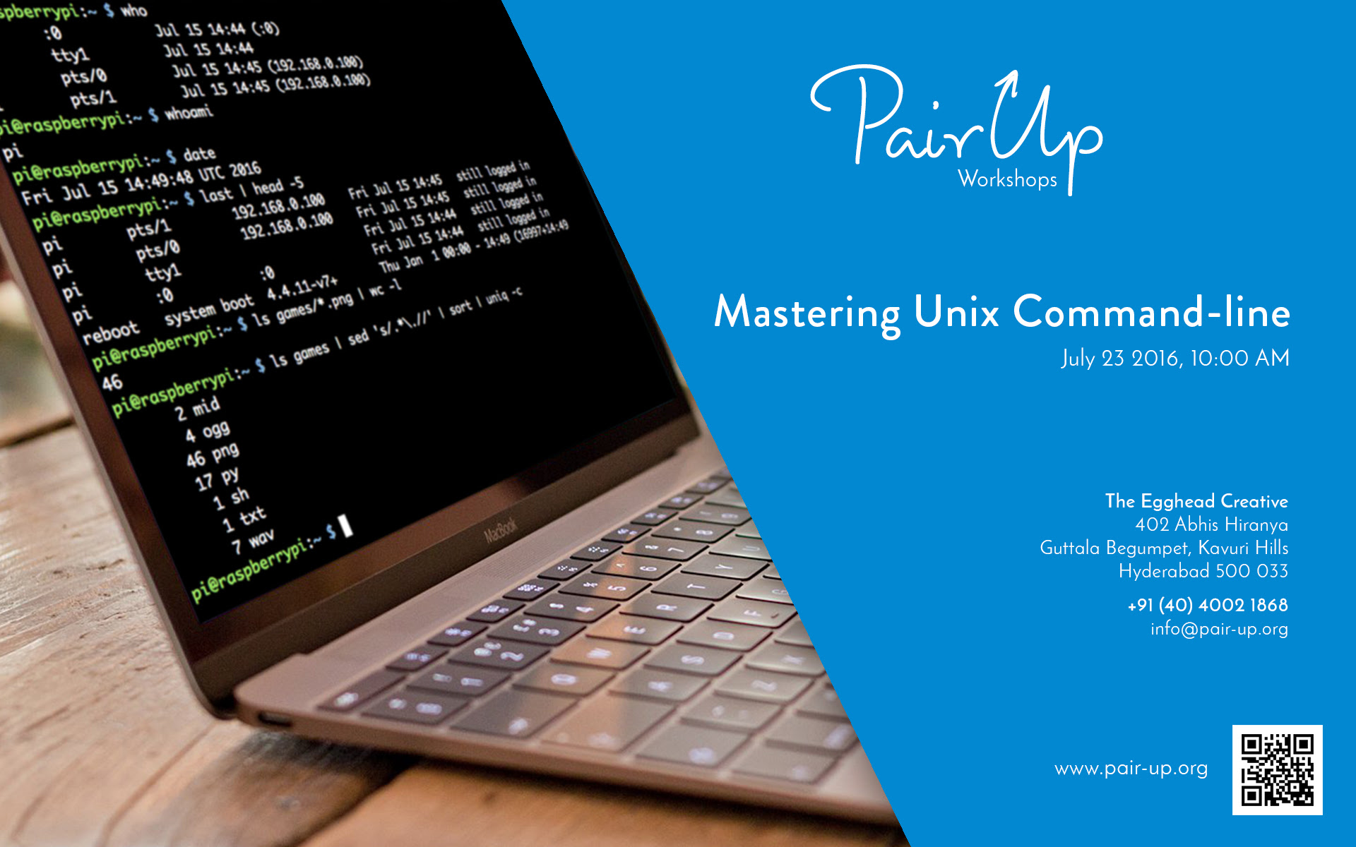 Mastering Unix Command-Line - Start-Up Hyderabad