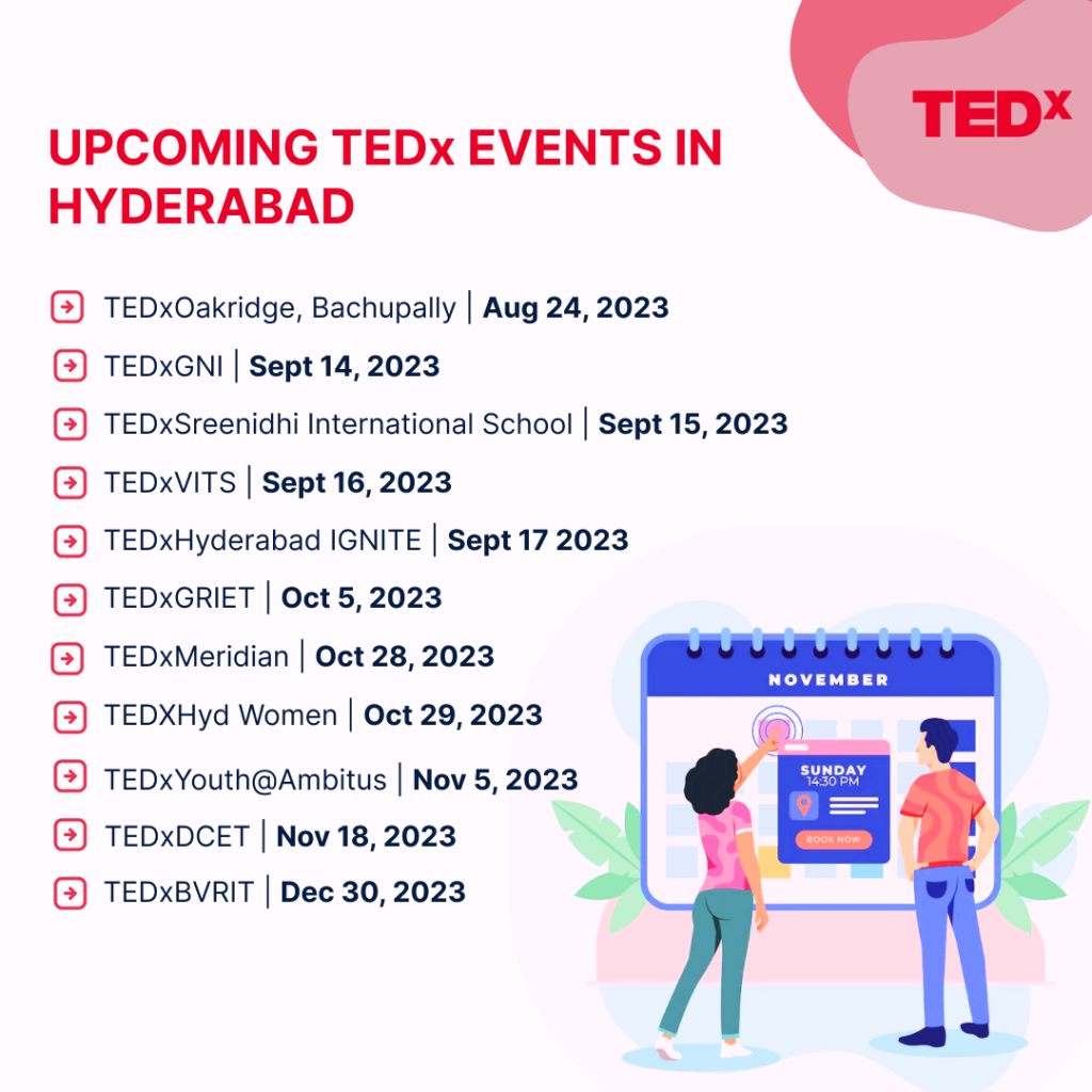 TEDx Upcoming events 2023-24