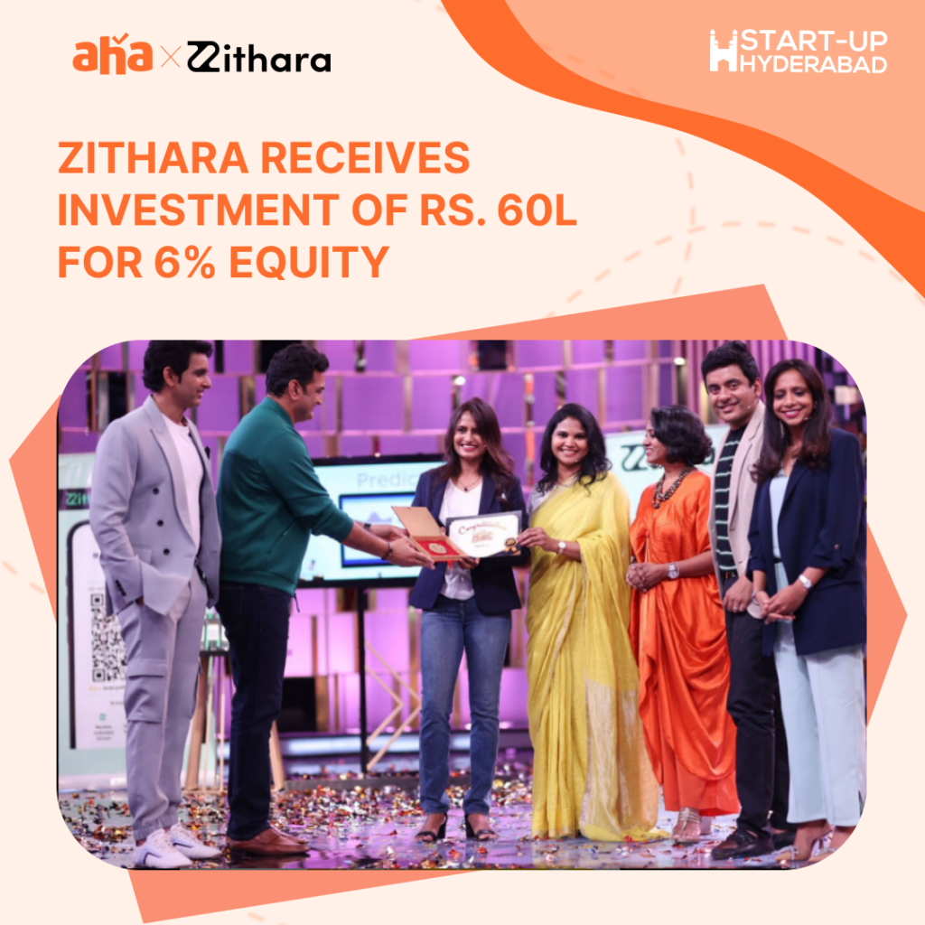 zithara receives investment of Rs. 60L in exchange for 6% equity 
