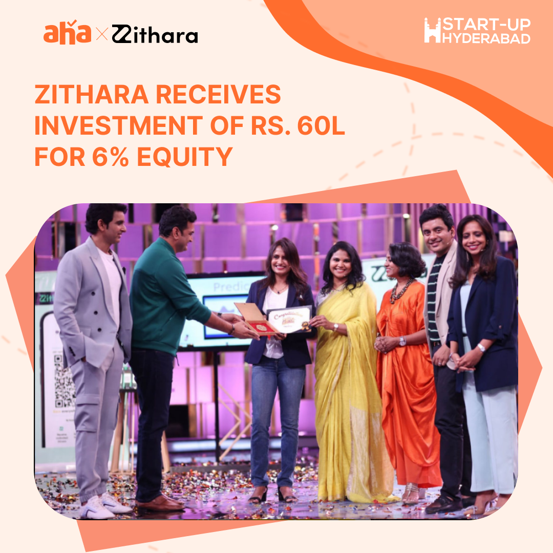 zithara receives investment of Rs. 60L in exchange for 6% equity